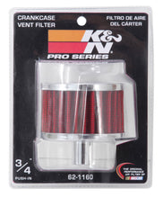 Load image into Gallery viewer, K&N Filter 3/4in Vent 3in Diameter 2in Height Air Filters - Universal Fit K&N Engineering