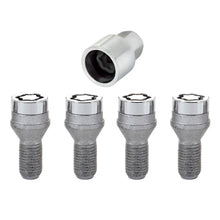 Load image into Gallery viewer, McGard Wheel Lock Bolt Set - 4pk. (Cone Seat) M12X1.25 / 17mm Hex / 22.0mm Shank Length - Chrome Wheel Bolts McGard