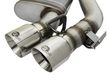 Load image into Gallery viewer, aFe MACHForce XP 3in 304 SS Axle-Back Dual Exhaust (NPP) w/ Polished Tips 16-17 Camro SS V8-6.2L Axle Back aFe