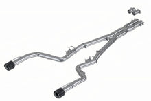 Load image into Gallery viewer, MBRP 17-21 Charger 5.7L/6.2L/6.4L 3in Race Profile Cat-Back w/Dual Carbon Fiber Tips T304 SS Exhaust Catback MBRP