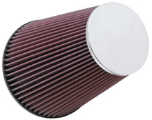 Load image into Gallery viewer, K&N Universal Chrome Filter 6 inch FLG / 7.5 inch Base / 4.5 inch Top / 9 inch Height Air Filters - Universal Fit K&N Engineering