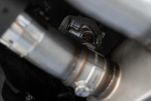 Load image into Gallery viewer, MBRP 18-20 Ford Mustang GT 5.0 w/ Quad Tip Active Exhaust Cat Back Split Rear T304 w/ Carb Fib Tips Catback MBRP