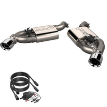 Load image into Gallery viewer, QTP 16-18 Chevrolet Camaro SS 6.2L 304SS Screamer Axle Back Exhaust w/4.5in Dual Tips Axle Back QTP