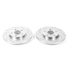 Load image into Gallery viewer, Power Stop 12-16 Chrysler Town & Country Rear Evolution Drilled & Slotted Rotors - Pair Brake Rotors - Slot & Drilled PowerStop