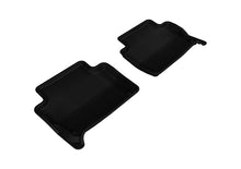 Load image into Gallery viewer, 3D MAXpider 2007-2015 Audi Q7 Kagu 2nd Row Floormats - Black Floor Mats - Rubber 3D MAXpider
