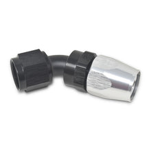 Load image into Gallery viewer, Russell Performance -16 AN Silver/Black 45 Degree Full Flow Hose End Fittings Russell