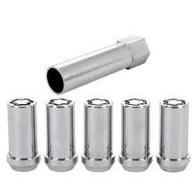 Load image into Gallery viewer, McGard Wheel Lock Nut Set - 5pk. (Tuner / Cone Seat) 1/2-20 / 13/16 Hex / 1.60in. L. - Chrome Lug Nuts McGard