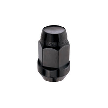 Load image into Gallery viewer, McGard Hex Lug Nut (Cone Seat Bulge Style) M12X1.5 / 3/4 Hex / 1.45in. Length (4-Pack) - Black Lug Nuts McGard