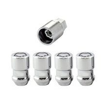 Load image into Gallery viewer, McGard Wheel Lock Nut Set - 4pk. (Cone Seat) M12X1.5 / 19mm & 21mm Dual Hex / 1.46in. L - Chrome Lug Nuts McGard