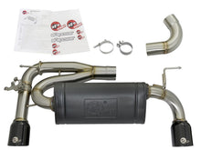Load image into Gallery viewer, aFe MACHForce XP 16-17 BMW 340i/iX 440i/iX L6-3.0L (t) SS Axle-Back Exhaust w/Black Tip Axle Back aFe