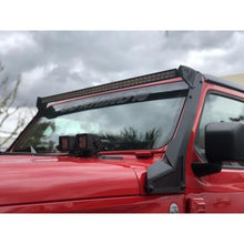 Load image into Gallery viewer, Go Rhino 18-20 Jeep Wrangler JL/JLU/Gladiator JT XE Windshield Light Bar Mount - 50in Single Row Light Mounts Go Rhino