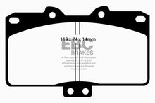 Load image into Gallery viewer, EBC 91-93 Dodge Stealth 3.0 4WD Yellowstuff Front Brake Pads Brake Pads - Performance EBC