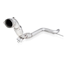 Load image into Gallery viewer, Stainless Works 2015-16 Mustang Downpipe 3in High-Flow Cats Factory Connection Downpipes Stainless Works