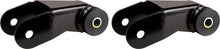 Load image into Gallery viewer, RockJock XJ Cherokee Boomerang Leaf Spring Shackles 5in w/ Urethane Bushings and Hardware Leaf Springs & Accessories RockJock