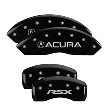Load image into Gallery viewer, MGP 4 Caliper Covers Engraved Front & Rear MGP Black finish silver ch Caliper Covers MGP
