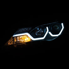 Load image into Gallery viewer, ANZO 2013-2015 Toyota Rav4 Projector Headlights w/ Plank Style Design Black Headlights ANZO