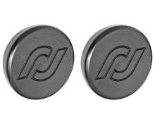 Load image into Gallery viewer, RockJock JK Frame Rail Plugs Frame Behind Front Axle Centerline CNC Machined Black Delrin Bungs RockJock