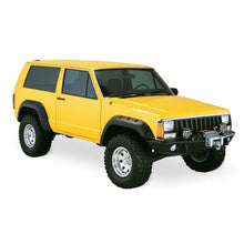 Load image into Gallery viewer, Bushwacker 84-01 Jeep Cherokee Cutout Style Flares 4pc Fits 2-Door Sport Utility Only - Black Fender Flares Bushwacker
