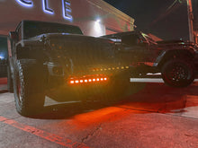 Load image into Gallery viewer, ORACLE Lighting 18-22 Jeep Wrangler JL Skid Plate w/ Integr LED Emitters - Amber SEE WARRANTY Skid Plates ORACLE Lighting