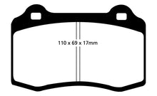 Load image into Gallery viewer, EBC 92-00 Dodge Viper 8.0 Bluestuff Front Brake Pads Brake Pads - Racing EBC