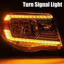 Load image into Gallery viewer, AlphaRex 05-11 Toyota Tacoma NOVA LED Projector Headlights Plank Style Chrome w/Activation Light/DRL Headlights AlphaRex