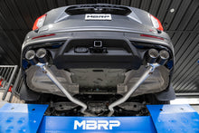Load image into Gallery viewer, MBRP 20-21 Ford Explorer ST 3.0L EcoBoost Dual Rear Exit Axle Back w/ Quad Carbon Fiber Tips - T304 Axle Back MBRP