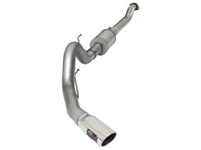 Load image into Gallery viewer, aFe Atlas Exhausts 4in Cat-Back Aluminized Steel Exhaust 2015 Ford F-150 V6 3.5L (tt) Polished Tip Catback aFe