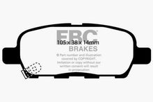 Load image into Gallery viewer, EBC 03-05 Infiniti FX35 3.5 Yellowstuff Rear Brake Pads Brake Pads - Performance EBC