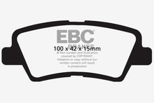 Load image into Gallery viewer, EBC 12+ Hyundai Accent 1.6 Greenstuff Rear Brake Pads Brake Pads - Performance EBC