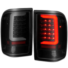 Load image into Gallery viewer, ANZO 1993-1997 Ford Ranger LED Tail Lights w/ Light Bar Black Housing Smoked Lens Tail Lights ANZO