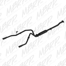 Load image into Gallery viewer, MBRP 11-14 Ford F-150 V6 Ecoboost Black Coated 2.5in Cat-Back Dual Rear Exit Exhaust System Catback MBRP