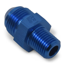 Load image into Gallery viewer, Russell Performance -6 AN to 3/8in NPT Straight Flare to Pipe (Blue) (25 pcs.) Fittings Russell