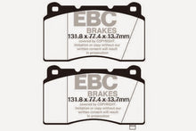 Load image into Gallery viewer, EBC 09+ Hyundai Genesis Coupe 2.0 Turbo (Brembo) Redstuff Front Brake Pads Brake Pads - Performance EBC