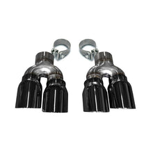 Load image into Gallery viewer, Corsa 2016-2019 Cadillac ATS 3.6T 4in Inlet / 4in Outlet Twin Black Tip Kit (For Corsa Exhaust Only) Tips CORSA Performance