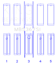Load image into Gallery viewer, King GMC 2.4L (146cu) I4 Ecotec Main Bearing Set - (Size 0.25 Oversized) Bearings King Engine Bearings