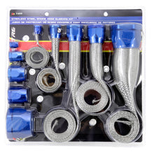 Load image into Gallery viewer, Spectre MagnaBraid 304SS Braided Sleeving Kit - Blue End Caps Sleeves Spectre