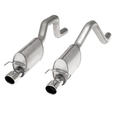 Load image into Gallery viewer, Stainless Works 2006-13 Corvette C6ZO6/ZR1 3in Axleback S-Tube Mufflers Dual 4in Rolled Edge Tips Catback Stainless Works