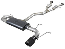 Load image into Gallery viewer, aFe Large Bore HD 3in 304 SS Cat-Back Exhaust w/ Black Tips 14-19 Jeep Grand Cherokee (WK2) V6-3.6L Catback aFe