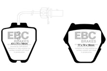 Load image into Gallery viewer, EBC 99-01 Audi A6 Quattro 2.7 Twin Turbo Sedan (8 Pad Set) Redstuff Front Brake Pads Brake Pads - Performance EBC