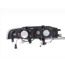 Load image into Gallery viewer, ANZO 1990-1993 Honda Accord Projector Headlights w/ Halo Black 1pc Headlights ANZO