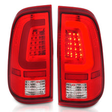Load image into Gallery viewer, ANZO 2008-2016 Ford F-250 LED Taillights Chrome Housing Red/Clear Lens (Pair) Tail Lights ANZO