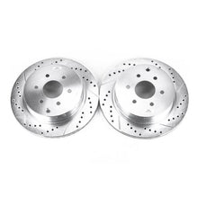 Load image into Gallery viewer, Power Stop 05-12 Nissan Pathfinder Rear Evolution Drilled & Slotted Rotors - Pair Brake Rotors - Slot & Drilled PowerStop