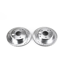 Load image into Gallery viewer, Power Stop 84-87 Chevrolet Corvette Rear Evolution Drilled & Slotted Rotors - Pair Brake Rotors - Slot & Drilled PowerStop