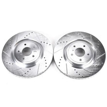 Load image into Gallery viewer, Power Stop 09-13 Infiniti FX50 Front Evolution Drilled & Slotted Rotors - Pair Brake Rotors - Slot & Drilled PowerStop