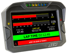 Load image into Gallery viewer, AEM CD-7 Non Logging GPS Enabled Race Dash Carbon Fiber Digital Display w/o VDM (CAN Input Only) Gauges AEM