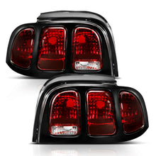 Load image into Gallery viewer, ANZO 1994-1998 Ford Mustang Taillight Dark Red Lens (OE Style) Tail Lights ANZO