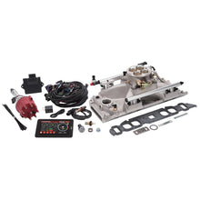 Load image into Gallery viewer, Edelbrock Pro Flo 4 EFI System Seq Port BBC Oval Port 850 Max HP 60lb/hr Satin Finish Fuel Injection Control Modules Edelbrock