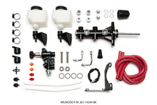 Load image into Gallery viewer, Wilwood Tandem Remote M/C Kit w L/H Brkt & Prop Valve - 7/8in Bore Black-W/Pushrod Brake Master Cylinder Wilwood