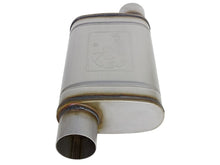 Load image into Gallery viewer, MACH Force-Xp 409 SS Muffler 3in ID Offset/Offset x 4in H x 9in W x 14in L - Oval Body Tips aFe