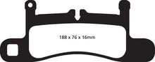 Load image into Gallery viewer, EBC 12-15 Porsche 911 (991) (Cast Iron Rotor only) 3.4 Carrera Yellowstuff Rear Brake Pads Brake Pads - Performance EBC